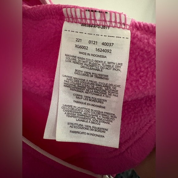 Girls Pink Columbia Fleece Jacket - Picture 5 of 10